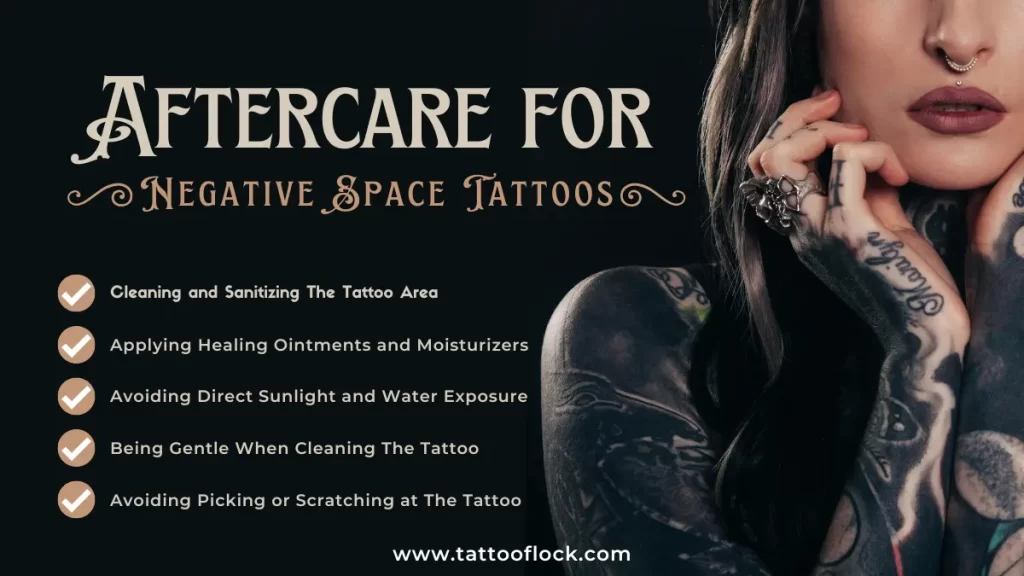 Aftercare for Negative Space Tattoos