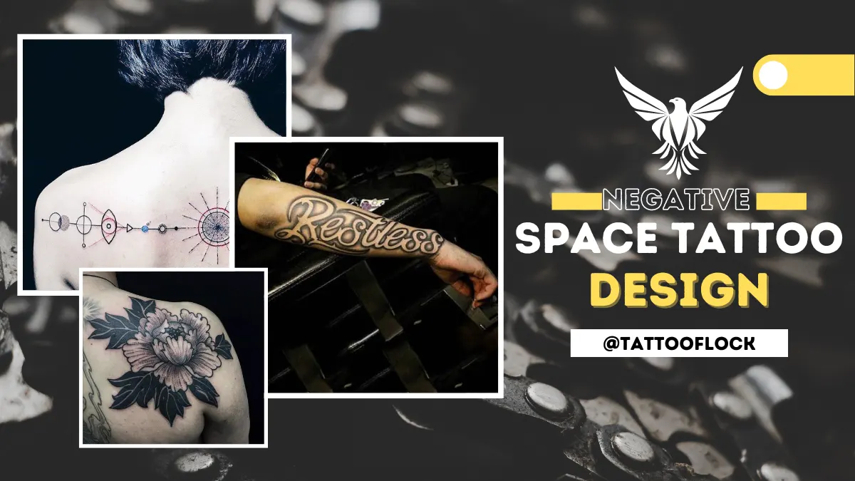 Thick line art of space and nature in diamond shape and negative space  tattoo idea | TattoosAI