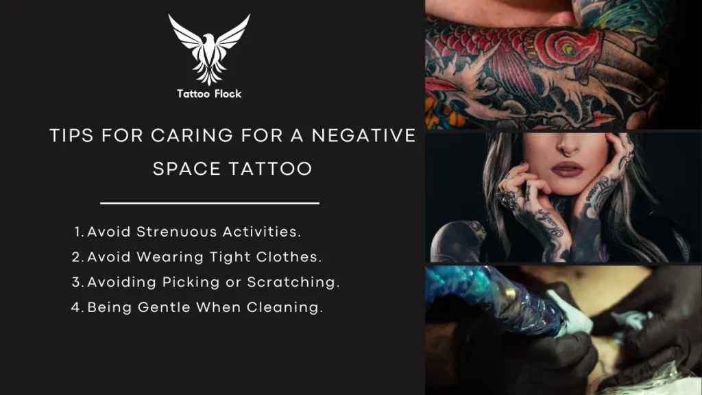 Tips for Caring for a Negative Space Tattoo